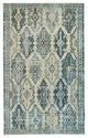 Weave & Wander Kezia Rug, River Blue/Vanilla Beige, 10ft x 13ft-2in