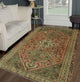 Fine Vintage Distressed Hafize Rose Rug