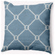 18x18" Ahoy! Nautical Decorative Indoor Pillow, Dusty Smoke