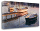 "Barques Al Port" By Poch Romeu, Giclee Print on Gallery Wrap Canvas