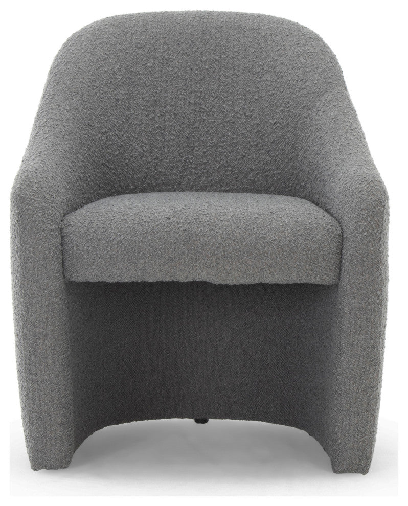 Metro Nora Dining Chair Charcoal Boucle Upholstery