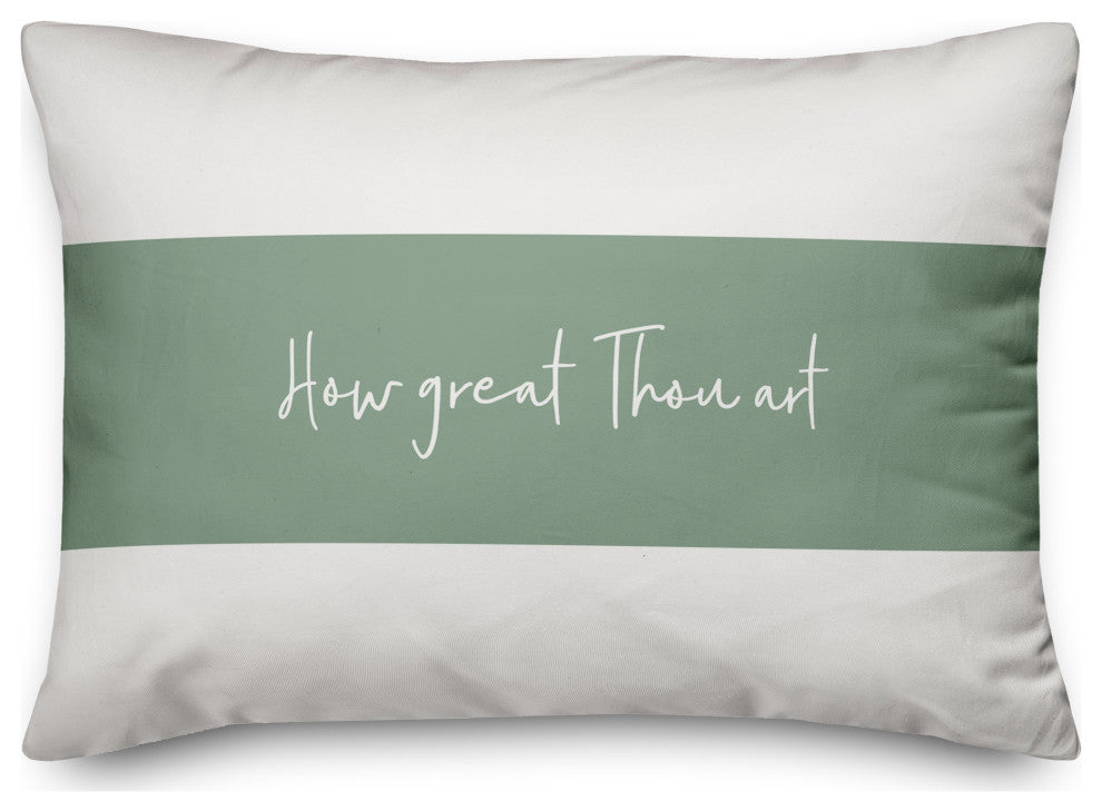 Then Sings My Soul 14x20 Spun Poly Pillow