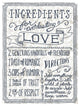 "Ingredients For Life Ditzy Floral III Neutral" Print by Mary Urban, 14"x18"
