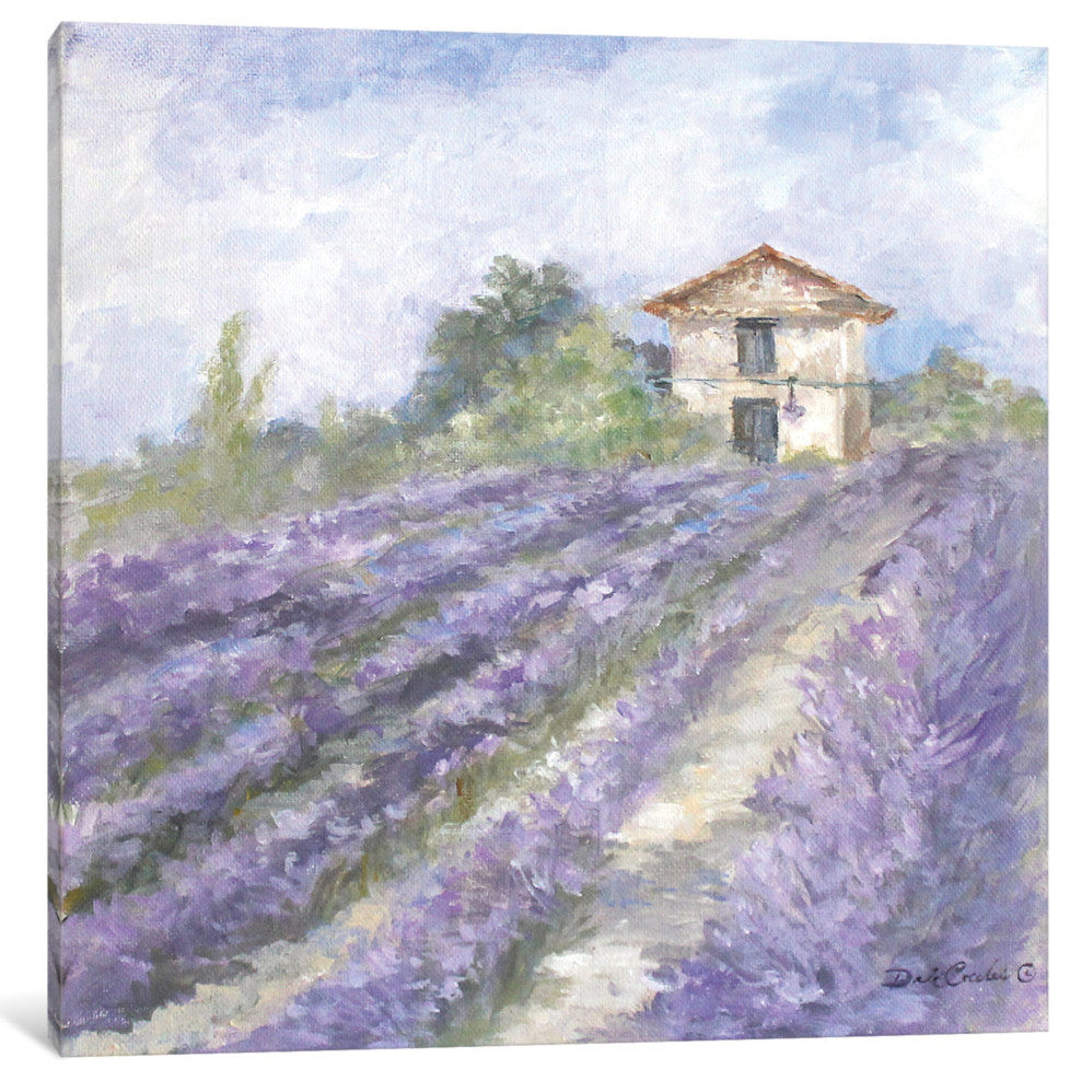 "Lavender Fields" by Debi Coules, Canvas Print, 12"x12"
