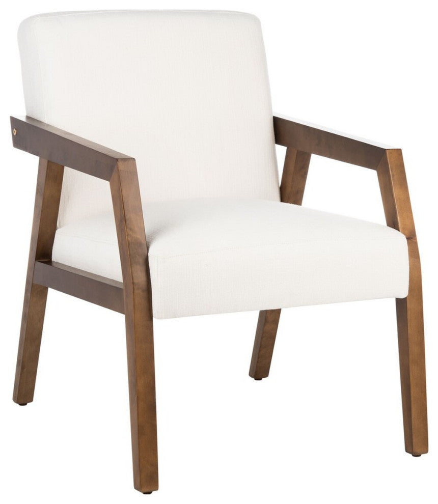 Safavieh Olyvar Arm Chair, White