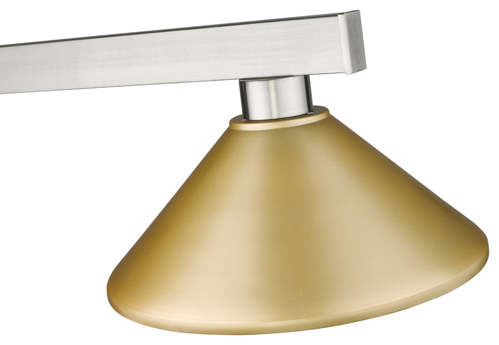 Z-Lite 152-MSG Cobalt 3 Light 46"W Billiard Chandelier - Matte Black