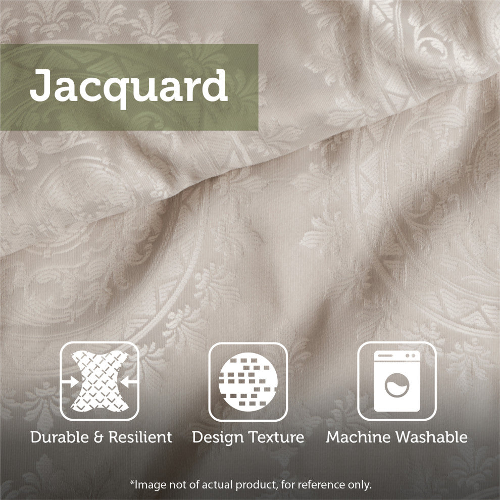 Madison Park Donovan 7 Piece Jacquard Comforter Set, Navy
