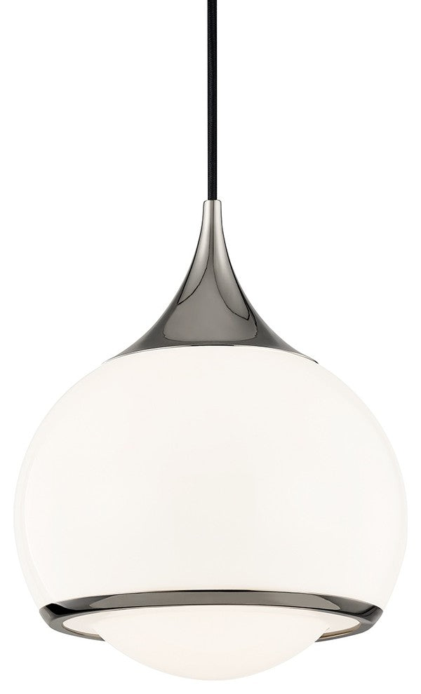 Reese 1-Light Medium Pendant, Polished Nickel