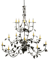 72 Wide Oak Leaf 15 Light Chandelier