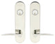 Toronto Lever, Tubular Entry, Double Cylinder, Polished Stainless Steel