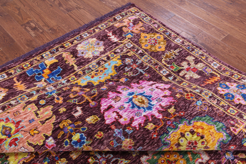 Turkish Oushak Hand-Knotted Wool Rug 9' 10" X 13' 7" - Q16101