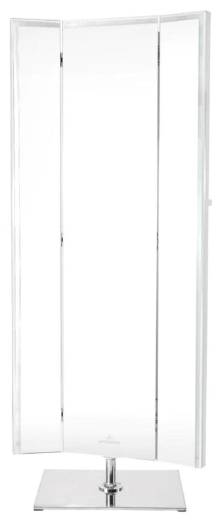 Trifecta Full Length Vanity Mirror, White