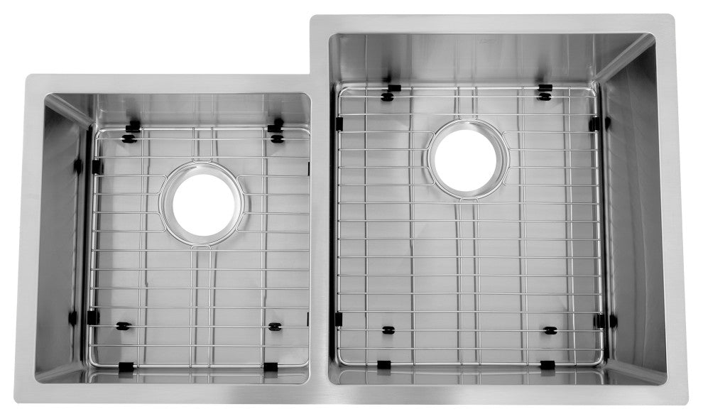 ZLINE 32 In. Under Mount Sink, Stainless Steel, Double Bowl, SRDL-32