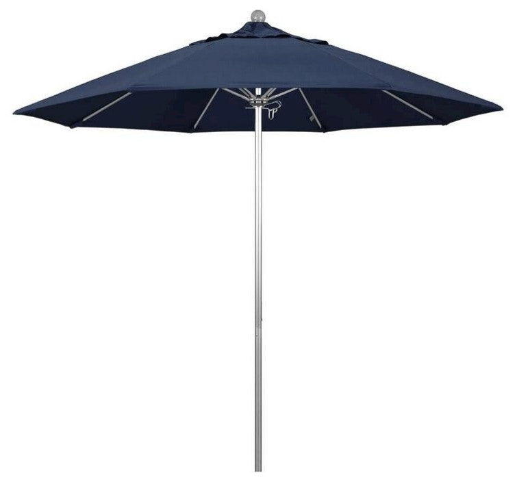 9' Venture Series Patio Umbrella With Sunbrella 1A Spectrum Indigo Fabric
