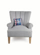Picnic Plaid Porch Life Embroidered Pillow