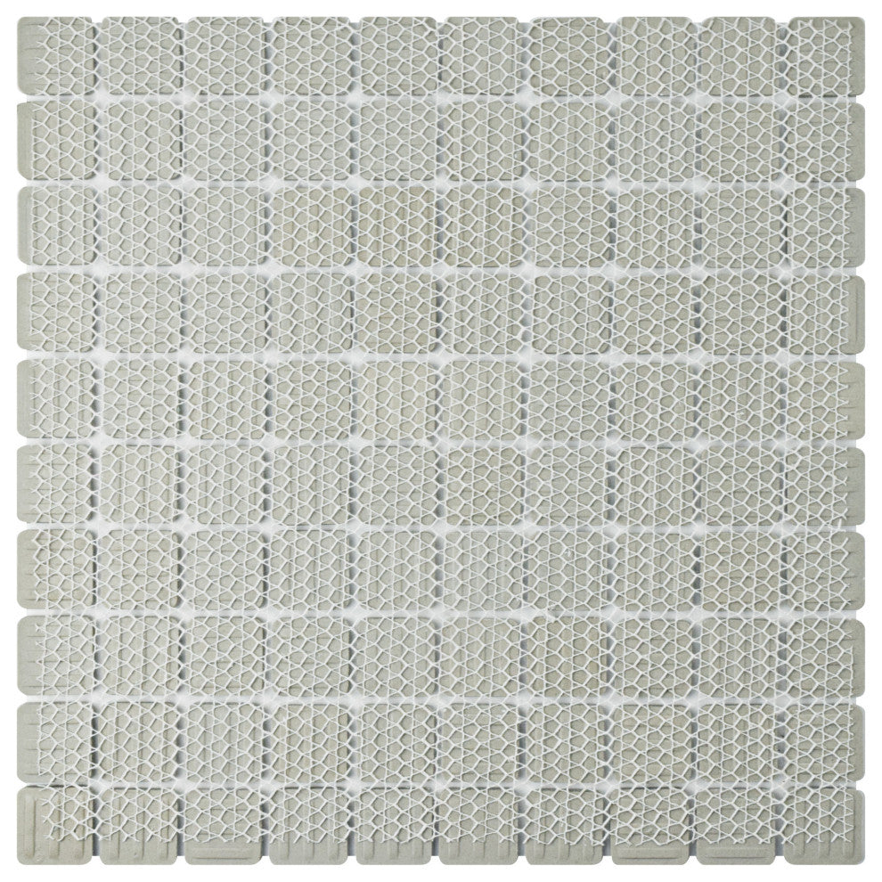 Crystalline Square Pink Porcelain Floor and Wall Tile