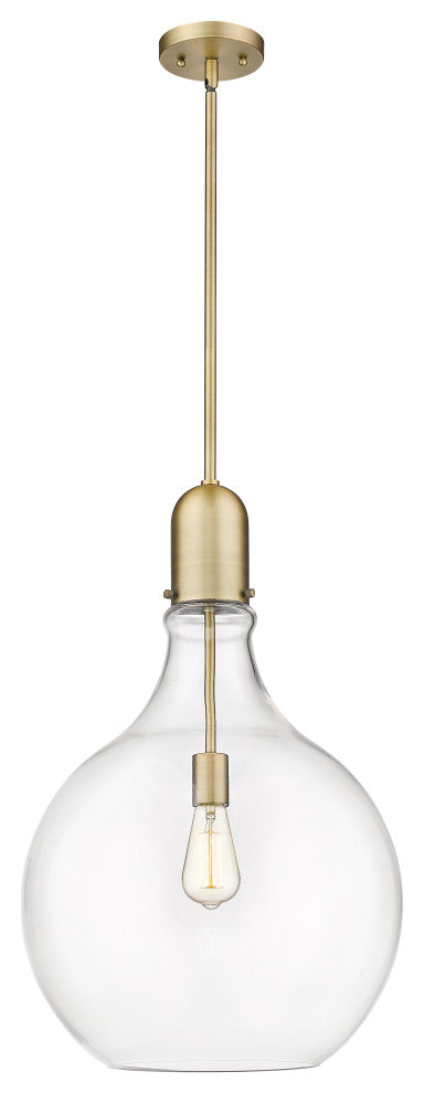 Innovations Lighting 492-1S-BB-G582-16 Amherst 1 Light 15.75" Pendant