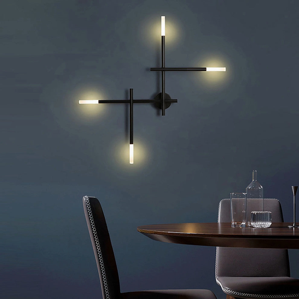 Manises | Modern Minimalist LED Wall Lamp, White, 2 Heads, Warm Light