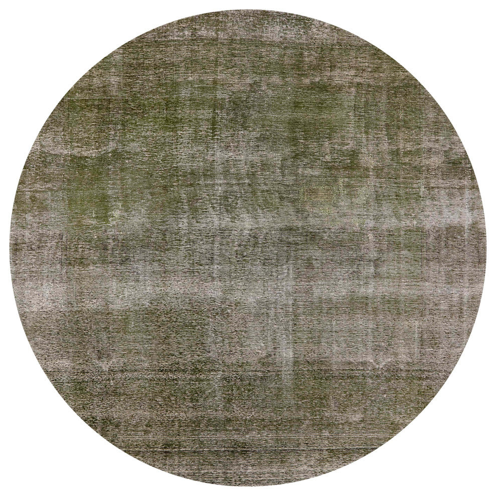 Ahgly Company Indoor Round Mid-Century Modern Area Rugs, 3' Round