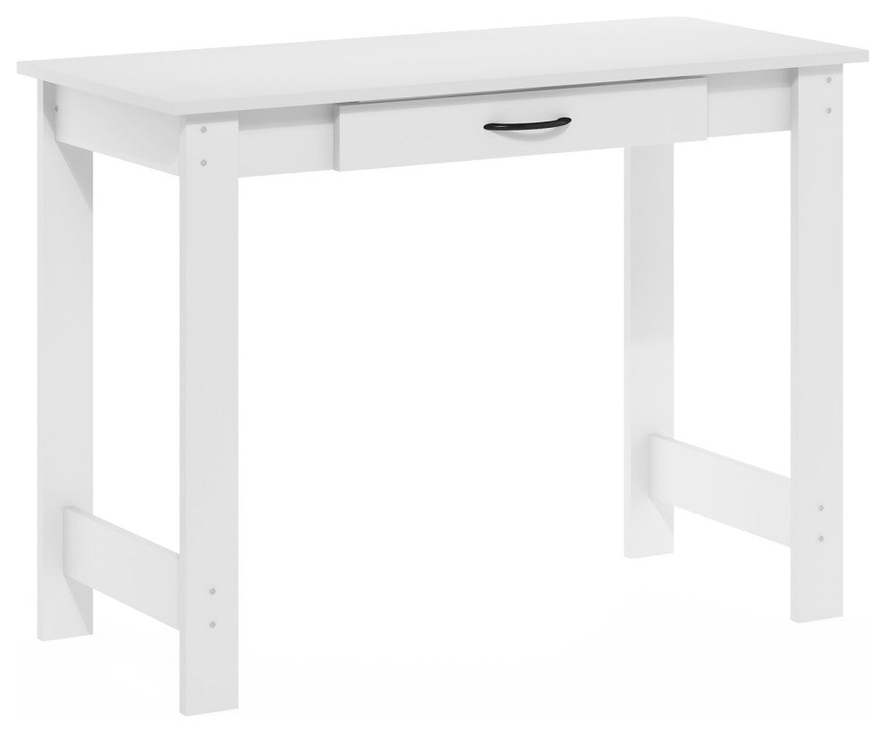 Furinno JAYA Writing Desk With Drawer White