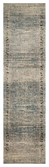 Millennium MV-02 Grey/Blue 2'7"x4' Area Rug