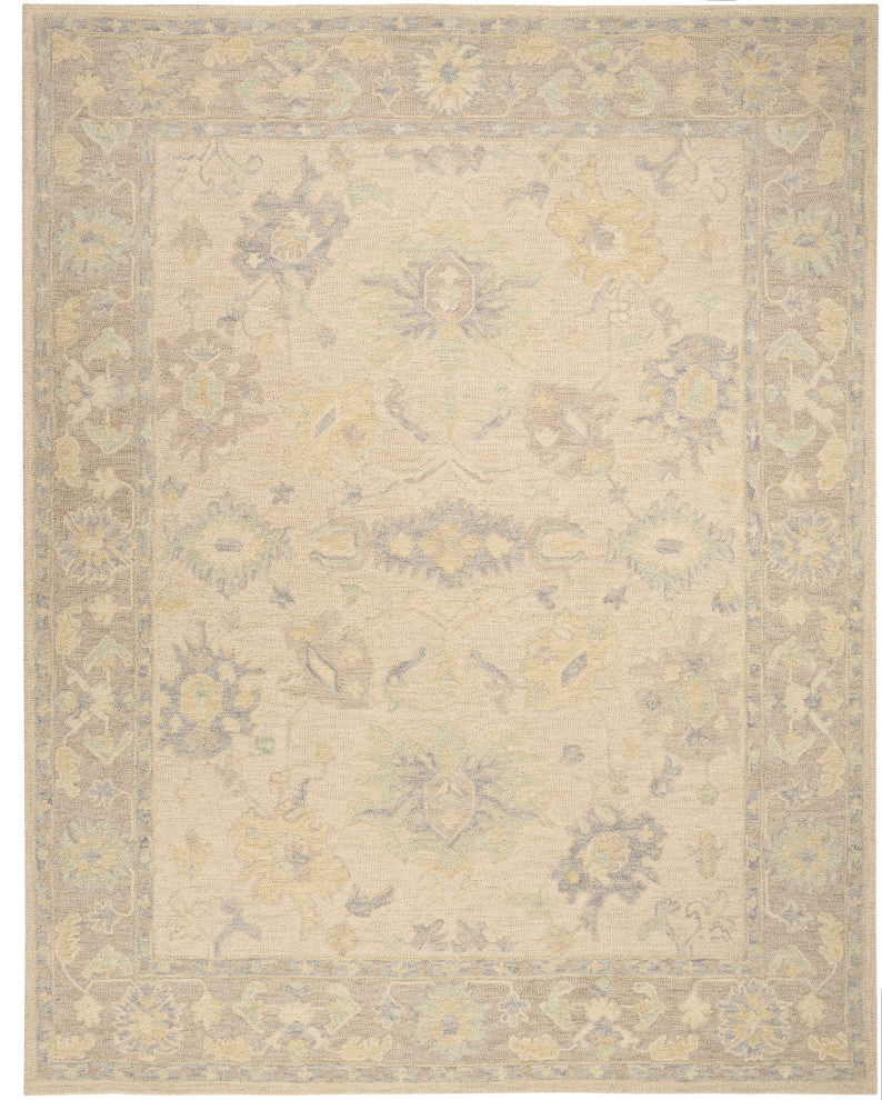 Nourison Maison 9'9" x 13'9" Ivory Taupe Vintage Indoor Rug