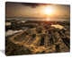 "Glowing Sunlight On Ancient Ruins" Landscape Wall Art Canvas Print, 20"x12"