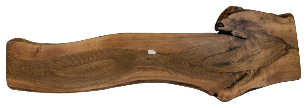Walnut Slab Coffee Table with Cast Aluminium Legs 89"x30"x19"
