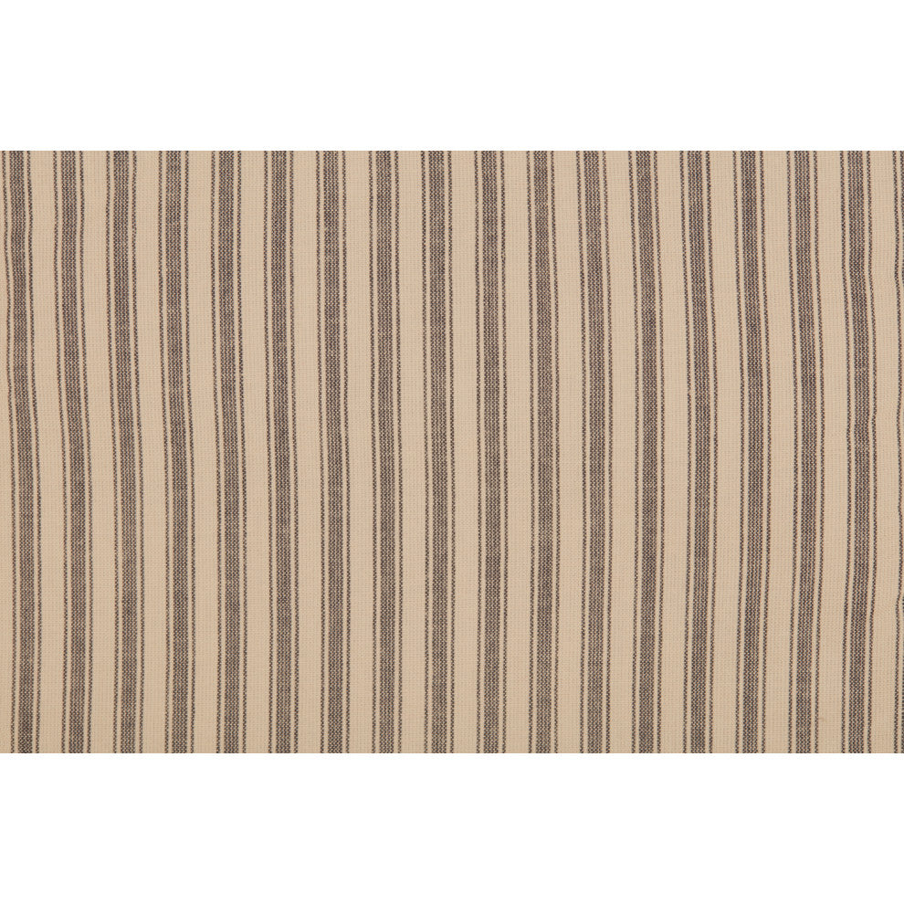 Sawyer Mill Charcoal Ticking Stripe Tree Skirt 48"