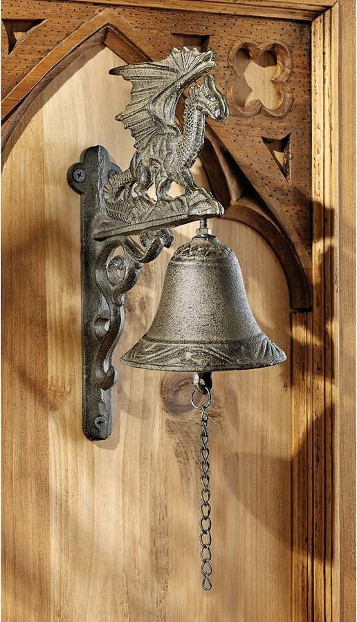 Dragon of Murdock Manor Iron Bells, Set of 2