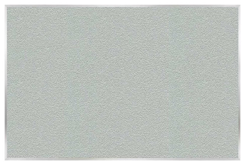 Ghent's Vinyl 4' x 8' Bulletin Board with Aluminum Frame in Silver