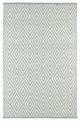 Dash & Albert Diamond Light Blue/Ivory Indoor/Outdoor Rug, Blue, 6' x 9'