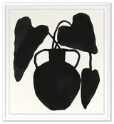 Indigo Urn 2 Fine Art Print, White, 36"x33"