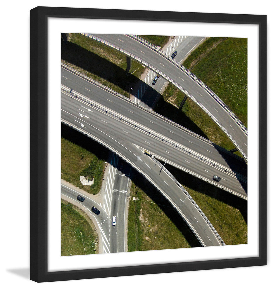 "Highways" Framed Print by Karolis Janulis