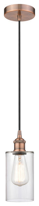 Innovations 616-1P-AC-G802 1-Light Mini Pendant, Antique Copper