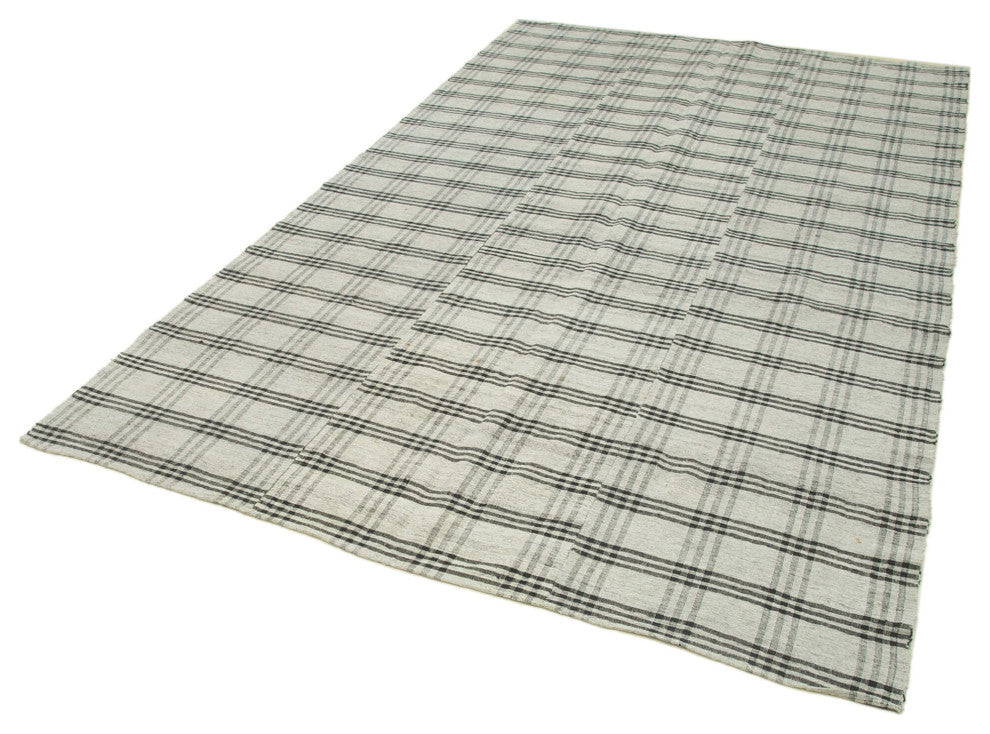 Rug N Carpet - Handwoven Turkish 6' 0'' x 10' 0'' Vintage Wool Kilim Rug