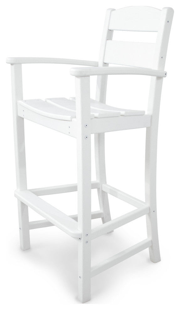Ivy Terrace Classics Bar Arm Chair, White