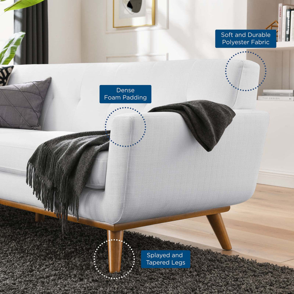 Sofa, Fabric, White, Modern, Living Lounge Room Hotel Lobby Hospitality