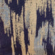 Plutus Ocean Avalanche Blue Ikat Luxury Outdoor/Indoor Throw Pillow, 24"x24"