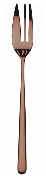 Linea Cake Fork Set 6-Piece Set, Bronze