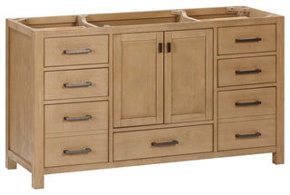 Avanity Modero 60" Single Vanity Only, Brushed Oak