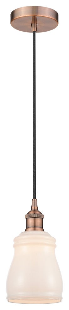 Innovations 616-1P-AC-G391 1-Light Mini Pendant, Antique Copper