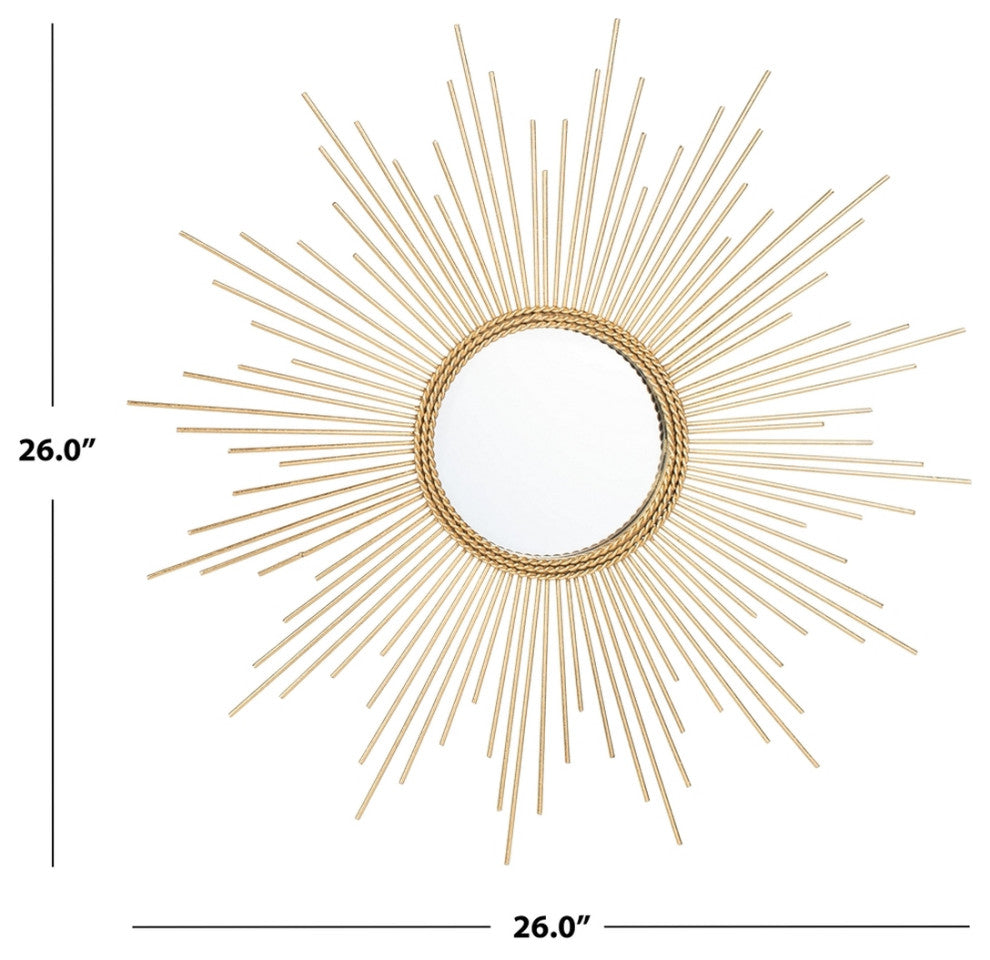 Safavieh Nahla Sunburst Mirror, Gold