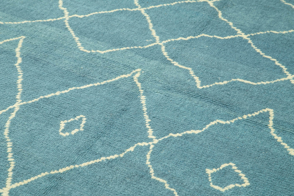 Rug N Carpet - Handmade One-of-a-Kind 6' 6'' x 9' 11'' Moroccan Area Rug