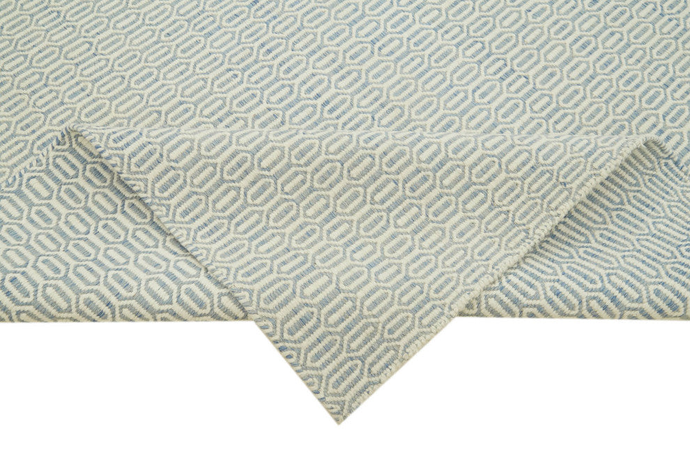 Rug N Carpet - Hand-knotted Modern Design 8' 0'' x 10' 0'' Flatweave Kilim Rug