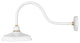 Hinkley Foundry Classic Medium Gooseneck Barn Light, Gloss White