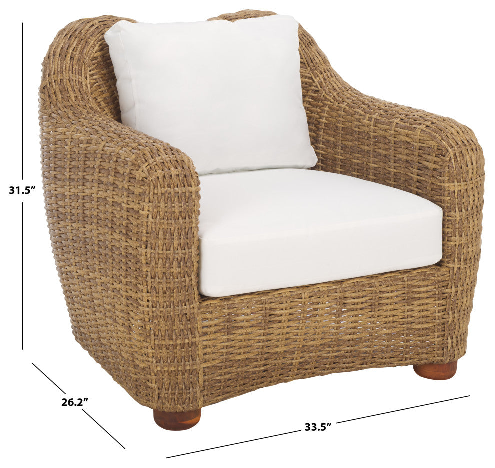 Safavieh Couture Melbourne Wicker Patio Chair