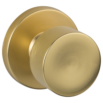 Modern Series Bergen Dummy Knob, Satin Brass