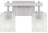 Brenthouse Two Light Bath in Brushed Nickel