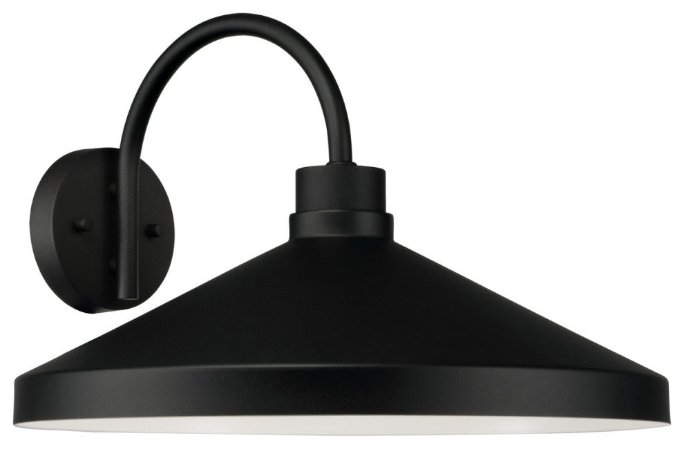Capital Lighting 953513 Lofton 12" Tall Outdoor Wall Sconce - Black